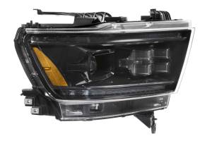 Morimoto - LF523-ASM | Morimoto XB LED Headlights With Amber Side Marker, Sequential Turn Signal, White DRL For Dodge Ram 1500 | 2019-2022 | Pair, Gen 2 - Image 2