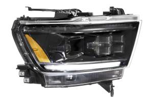 Morimoto - LF523-ASM | Morimoto XB LED Headlights With Amber Side Marker, Sequential Turn Signal, White DRL For Dodge Ram 1500 | 2019-2022 | Pair, Gen 2 - Image 3