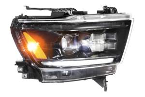 Morimoto - LF523-ASM | Morimoto XB LED Headlights With Amber Side Marker, Sequential Turn Signal, White DRL For Dodge Ram 1500 | 2019-2022 | Pair, Gen 2 - Image 4