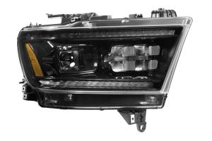 Morimoto - LF523-ASM | Morimoto XB LED Headlights With Amber Side Marker, Sequential Turn Signal, White DRL For Dodge Ram 1500 | 2019-2022 | Pair, Gen 2 - Image 7