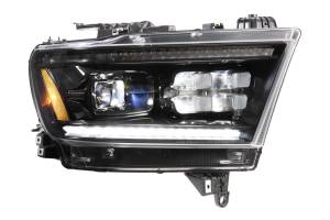 Morimoto - LF523-ASM | Morimoto XB LED Headlights With Amber Side Marker, Sequential Turn Signal, White DRL For Dodge Ram 1500 | 2019-2022 | Pair, Gen 2 - Image 8