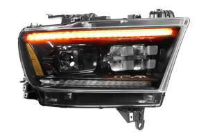 Morimoto - LF523-ASM | Morimoto XB LED Headlights With Amber Side Marker, Sequential Turn Signal, White DRL For Dodge Ram 1500 | 2019-2022 | Pair, Gen 2 - Image 9