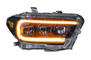 Morimoto - LF530.2-A-ASM | Morimoto XB LED Headlights With Amber Side Marker, Sequential Turn Signal, Amber DRL For Toyota Tacoma | 2016-2021 | Pair, Gen 2 - Image 3