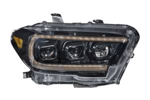 Morimoto - LF530.2-A-ASM | Morimoto XB LED Headlights With Amber Side Marker, Sequential Turn Signal, Amber DRL For Toyota Tacoma | 2016-2021 | Pair, Gen 2 - Image 2