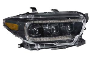 Morimoto - LF530.2-ASM | Morimoto XB LED Headlights With Amber Side Marker, Sequential Turn Signal, White DRL For Toyota Tacoma | 2016-2021 | Pair, Gen 2 - Image 2