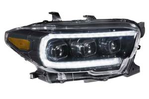 Morimoto - LF530.2-ASM | Morimoto XB LED Headlights With Amber Side Marker, Sequential Turn Signal, White DRL For Toyota Tacoma | 2016-2021 | Pair, Gen 2 - Image 3