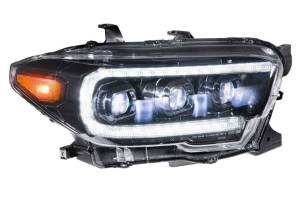 Morimoto - LF530.2-ASM | Morimoto XB LED Headlights With Amber Side Marker, Sequential Turn Signal, White DRL For Toyota Tacoma | 2016-2021 | Pair, Gen 2 - Image 4