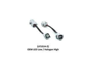 Morimoto - LF531H-2 | Morimoto XB LED Headlight Adapters For Toyota 4Runner | OEM LED Low / Halogen High | Pair - Image 2