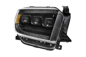 Morimoto - LF532.2-A-ASM | Morimoto XB LED Headlights With Amber Side Marker, Sequential Turn Signal, Amber DRL For Toyota Tundra | 2014-2021 | Pair, Gen 2 - Image 2