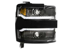 Morimoto - LF541 | Morimoto XB LED Headlights With Sequential Turn Signal, White DRL For Chevrolet Silverado HD | 2015-2019 | Pair, NO Grille Trim Bezels - Image 4