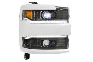 Morimoto - LF541 | Morimoto XB LED Headlights With Sequential Turn Signal, White DRL For Chevrolet Silverado HD | 2015-2019 | Pair, NO Grille Trim Bezels - Image 6