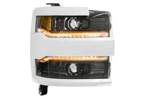 Morimoto - LF541 | Morimoto XB LED Headlights With Sequential Turn Signal, White DRL For Chevrolet Silverado HD | 2015-2019 | Pair, NO Grille Trim Bezels - Image 9