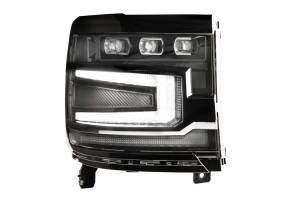 Morimoto - LF542-ASM | Morimoto XB LED Headlights With Amber Side Marker, Sequential Turn Signal, White DRL For Chevrolet Silverado 1500 | 2016-2018 | Pair, NO Grille Trim Bezels - Image 3