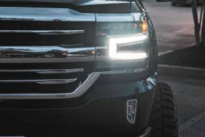 Morimoto - LF542-ASM | Morimoto XB LED Headlights With Amber Side Marker, Sequential Turn Signal, White DRL For Chevrolet Silverado 1500 | 2016-2018 | Pair, NO Grille Trim Bezels - Image 14