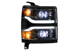 Morimoto - LF543 | Morimoto XB LED Headlight With Sequential Turn Signal, White DRL For Chevrolet Silverado 1500 | 2014-2015 | Pair, NO Grille Trim Bezels - Image 3