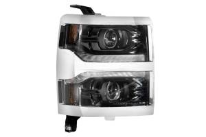 Morimoto - LF543 | Morimoto XB LED Headlight With Sequential Turn Signal, White DRL For Chevrolet Silverado 1500 | 2014-2015 | Pair, NO Grille Trim Bezels - Image 2