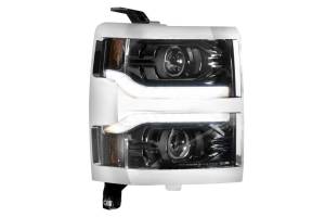 Morimoto - LF543 | Morimoto XB LED Headlight With Sequential Turn Signal, White DRL For Chevrolet Silverado 1500 | 2014-2015 | Pair, NO Grille Trim Bezels - Image 4