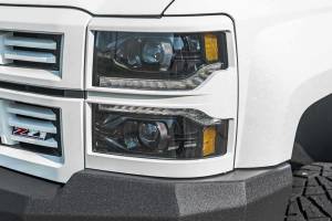 Morimoto - LF543 | Morimoto XB LED Headlight With Sequential Turn Signal, White DRL For Chevrolet Silverado 1500 | 2014-2015 | Pair, NO Grille Trim Bezels - Image 8