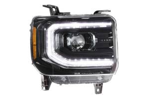 Morimoto - LF544 | Morimoto XB LED Headlights With Sequential Turn Signal, White DRL For GMC 1500 Sierra/Sierra HD | 2014-2019 | Pair - Image 3