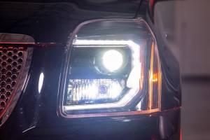 Morimoto - LF557 | Morimoto XB Hybrid LED Headlights With White DRL For GMC Yukon | 2007-2014 | Pair - Image 7