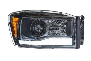 Morimoto - LF558 | Morimoto XB Hybrid LED Headlights With White DRL For Dodge Ram | 2006-2008 | Pair - Image 3