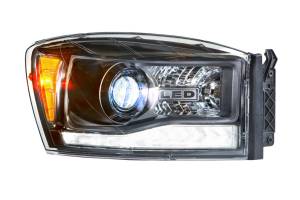 Morimoto - LF558 | Morimoto XB Hybrid LED Headlights With White DRL For Dodge Ram | 2006-2008 | Pair - Image 4