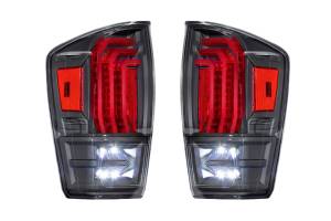 Morimoto - LF703 | Morimoto XB LED Tail Lights For Toyota Tacoma | 2016-2023 | Pair, Red Lens - Image 2