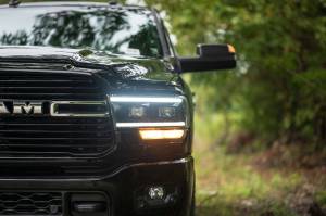 Morimoto - LF704 | Morimoto XB Hybrid LED Headlights With Amber Side Markers For Dodge Ram 2500/3500 HD | 2019-2022 | Pair - Image 7