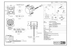 Morimoto - LF800 | Morimoto Sealed3 LED Headlights 90mm / Low Beam | Each, Universal - Image 6