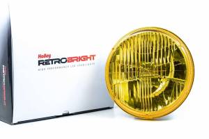 Morimoto - LFRB115 | Morimoto Holley RetroBright Sealed Headlights 7" Inch Round | Each, Euro Yellow, Universal - Image 5