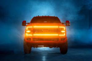 Morimoto - XBG06 | Morimoto XGB LED DRL Light Grille For Ford Super Duty | 2017-2019 | Paintable Black, Amber DRL - Image 6