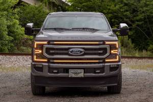 Morimoto - XBG11 | Morimoto XGB LED DRL Light Grille For Ford Super Duty | 2020-2022 | Paintable Black, Amber DRL - Image 9