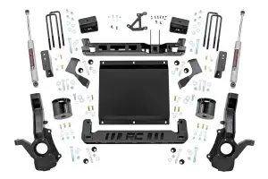 13230 | Rough Country 4 Inch Lift Kit For Chevrolet Colorado 4WD | 2023-2023 | N3 Shocks
