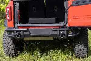 Rough Country - 51210 | Rough Country Rear Tubular Bumper With 2 LED Cube Lights For Ford Bronco / Bronco Raptor | 2021-2023 - Image 9