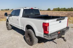 Rough Country - 49220651 | Rough Country Hard Tri-Fold Flip Up Tonneau Bed Cover For Ford F-250/F-350 Super Duty | 2017-2023 | 6'10" Bed - Image 11