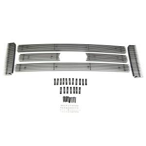 21561 | T-Rex Billet Series Grille | Horizontal | Aluminum | Polished | 6 Pc | Overlay