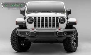 T-Rex Billet - 6204941 | T-Rex Billet Series Bumper Grille | Horizontal Round | Aluminum | Black | 1 Pc | Insert - Image 5