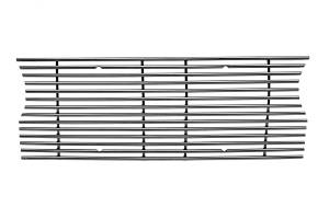 T-Rex Billet - 6204946 | T-Rex Billet Series Bumper Grille | Horizontal Round | Aluminum | Silver | 1 Pc | Insert - Image 2