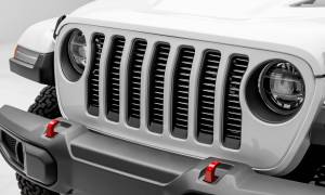 T-Rex Billet - 6204946 | T-Rex Billet Series Bumper Grille | Horizontal Round | Aluminum | Silver | 1 Pc | Insert - Image 4