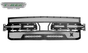 T-Rex Billet - 6311261-BR | T-Rex Stealth Torch Series Grille | Black | 1 Pc | Replacement | Black Studs | Incl. 2 - 6 in. & 2 - 10 in. LEDs - Image 6