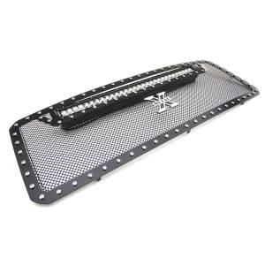 T-Rex Billet - 6315461 | T-Rex Torch Series LED Light Grille | Small Mesh | Mild Steel | Black | Chrome Studs | 1 Pc | Insert | Incl. Universal Wiring Harness - Image 2