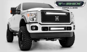 T-Rex Billet - 6315461 | T-Rex Torch Series LED Light Grille | Small Mesh | Mild Steel | Black | Chrome Studs | 1 Pc | Insert | Incl. Universal Wiring Harness - Image 9