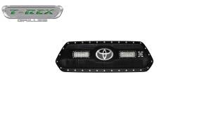 6319511 | T-Rex Torch Series LED Light Grille | Small Mesh | Mild Steel | Black | Chrome Studs | 1 Pc | Insert