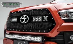 T-Rex Billet - 6319511 | T-Rex Torch Series LED Light Grille | Small Mesh | Mild Steel | Black | Chrome Studs | 1 Pc | Insert - Image 5