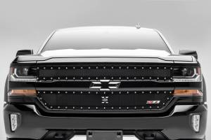 T-Rex Billet - 6711241 | T-Rex X-Metal Series Mesh Grille Assembly | Small Mesh | Mild Steel | Black | Chrome Studs | 2 Pc | Insert - Image 6