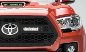 T-Rex Billet - 7319511-BR | T-Rex Stealth Laser Torch Series Grille | Laser Cut Pattern | Mild Steel | Black | Black Studs | 1 Pc | Insert - Image 6