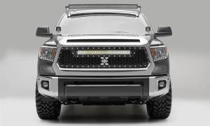 7319641 | T-Rex Laser Torch Series Grille | Laser Cut Pattern | Mild Steel | Black | Chrome Studs | 1 Pc | Replacement