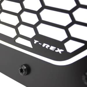 T-Rex Billet - 7719411-BR | T-Rex Stealth Laser X Series Grille | Laser Cut Pattern | Mild Steel | Black | Black Studs | 1 Pc | Insert - Image 3