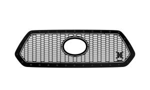 7719511-BR | T-Rex Stealth Laser X Series Grille | Laser Cut Pattern | Mild Steel | Black | Black Studs | 1 Pc | Insert