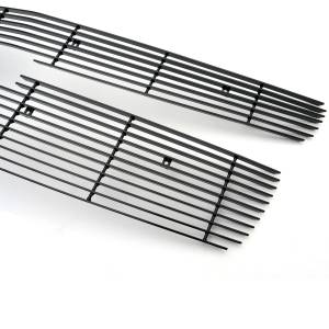 T-Rex Billet - 21055B | T-Rex Billet Series Grille | Horizontal | Aluminum | Black | 2 Pc | Overlay - Image 3